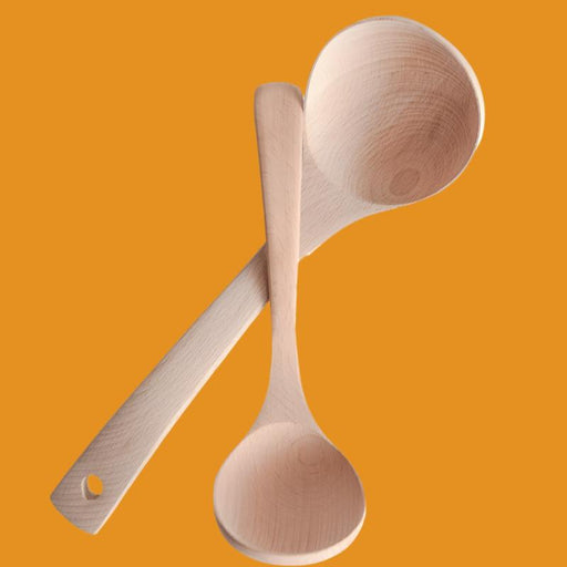 Beech Wood Spoon Home Kitchen Wooden Tableware Kitchenware Spoon