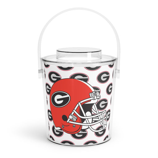 Georgia Bulldogs Ice Bucket with Tongs