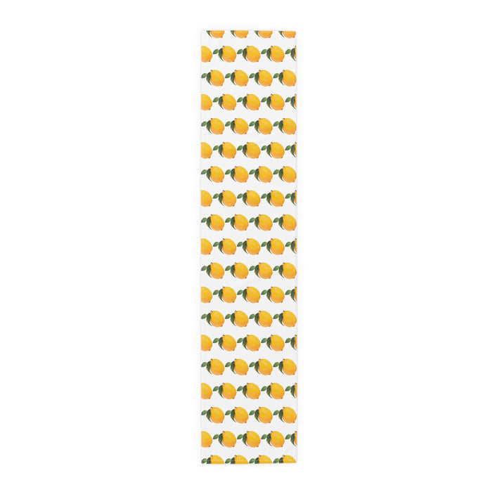 Lemon Table Runner (Cotton, Poly) Cajun Culinary Company