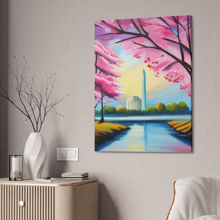 DC Cherry Blossom Canvas Stretched, 1.5''