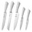 Hollow Handle Chef's Knife Five-piece Kitchen Knife Set Stainless Steel Kitchen Knife Sharp Slicing Knife Fruit Bread Knife