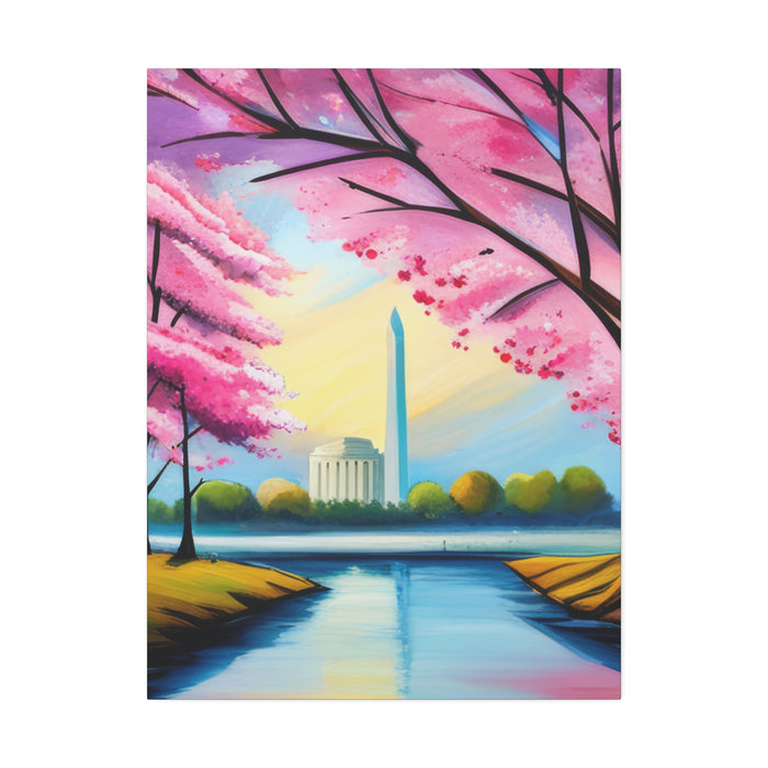 DC Cherry Blossom Canvas Stretched, 1.5''