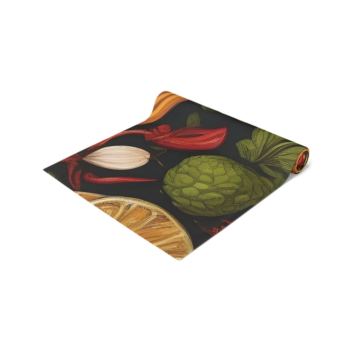 Mise En Place Table Runner - Cajun Culinary Co. Original Art Cajun Culinary Company