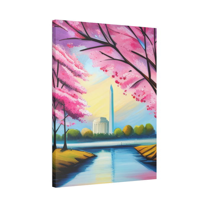 DC Cherry Blossom Canvas Stretched, 1.5''