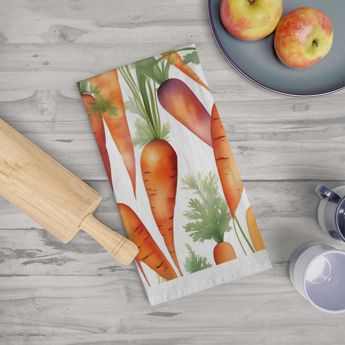 Carrot Tea Towel