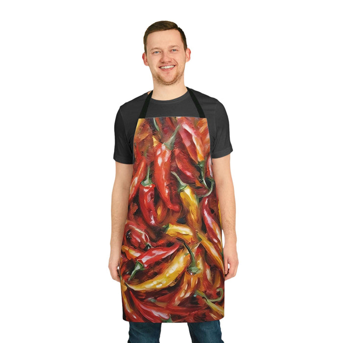 Cajun Peppers Apron, 5-Color Straps