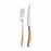 Home Tableware Cutlery Set Golden Cutlery Stainless Steel Dinnerware Set Silverware Cutlery Complete Fork Spoons Knives Set