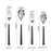 1pcs Dinnerware Stainless Steel Western Food Steak Supplies  Fork Spoon Kitchen Accessories Durable Tableware Western Cutlery