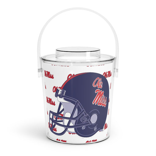 Ole Miss Ice Bucket with Tongs