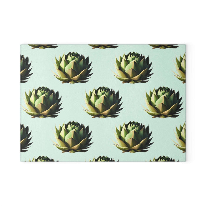 Artichoke Glass Cutting Board