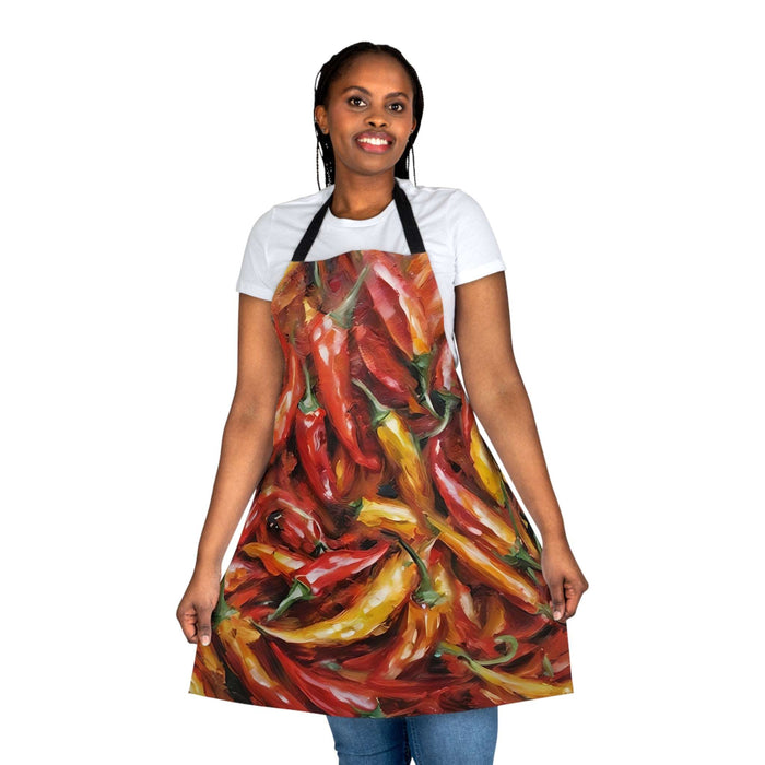 Cajun Peppers Apron, 5-Color Straps