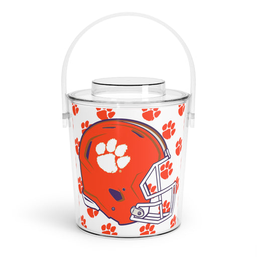 Clemson Tigers Ice Bucket with Tongs