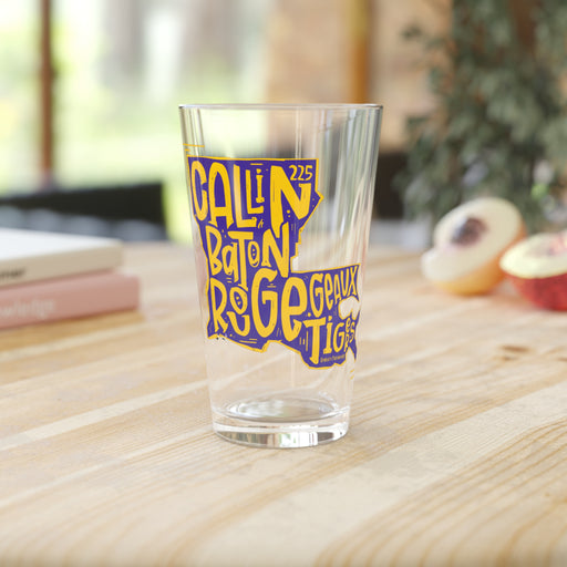 LA Callin' Baton Rouge Pint Glass, 16oz