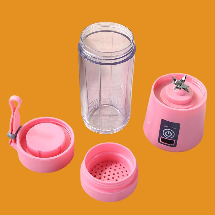 380ML 2/4/6 Blades Handhels Juicer Bottle Portable Mini USB Electric Fruit Citrus Lemon Juicer Blender Squeezer Reamer Machine