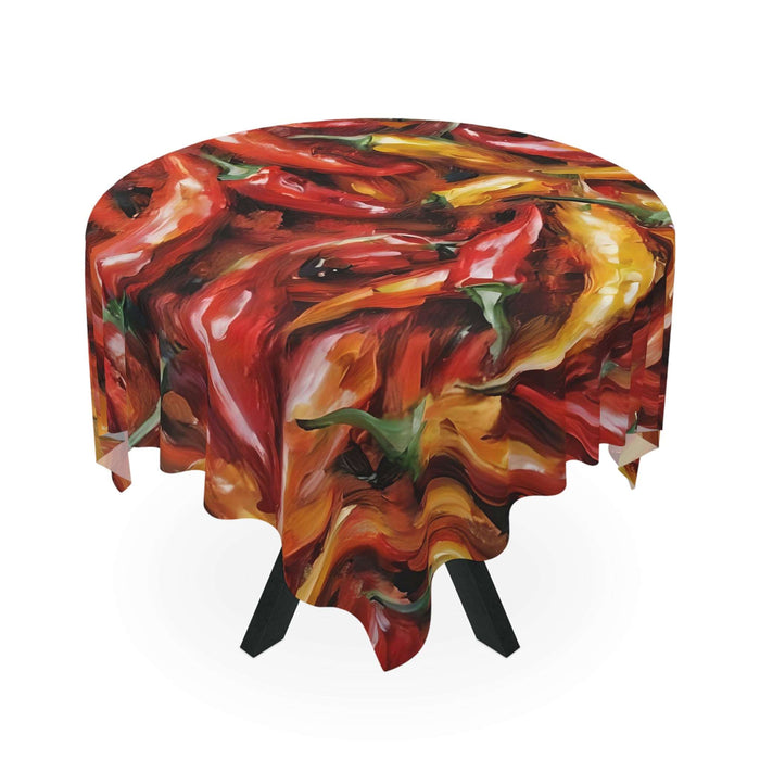 Cajun Peppers Tablecloth