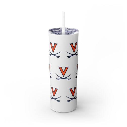 Cavaliers Skinny Tumbler with Straw, 20oz