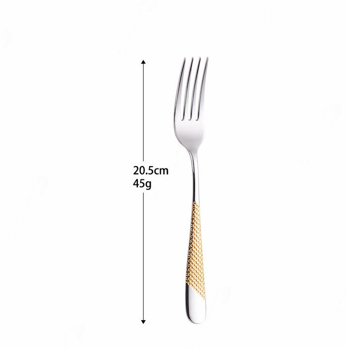 Home Tableware Cutlery Set Golden Cutlery Stainless Steel Dinnerware Set Silverware Cutlery Complete Fork Spoons Knives Set