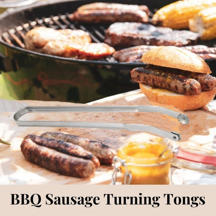 BBQ Usage Turning Tongs BBQ Sausage Turning Tong