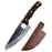 Hand-Forged Boning Knife Lightweight Ladies Kitchen Special Knife Leather Ash Wood Handle Chef Meat Cutting Knife