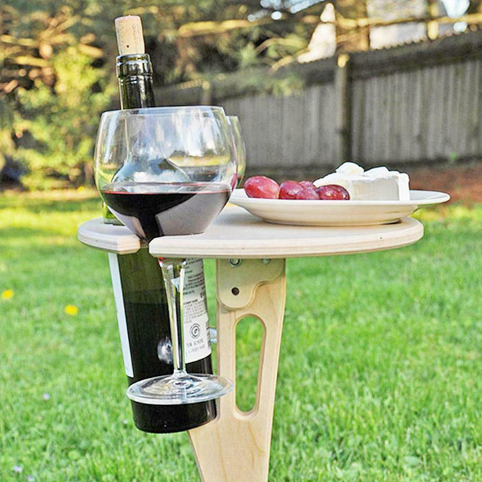 Outdoor portable folding dining table