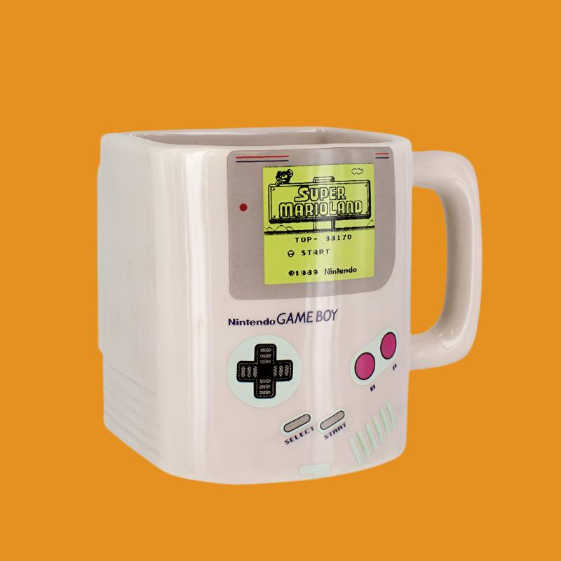 Game boy ceramic biscuit coffee mugs cookies biscuit cups and mugs creative mark drinkware