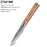 Gold Color Wooden Handle Hammer Pattern Damascus Kitchen Knife Kitchen Knife Set Bread Knife Fruit Knife Household Chef Knife