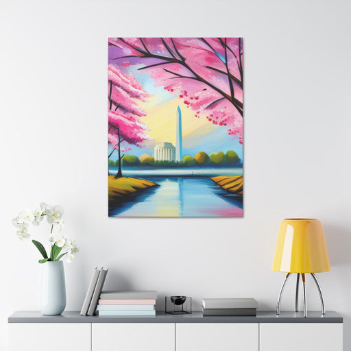 DC Cherry Blossom Canvas Stretched, 1.5''