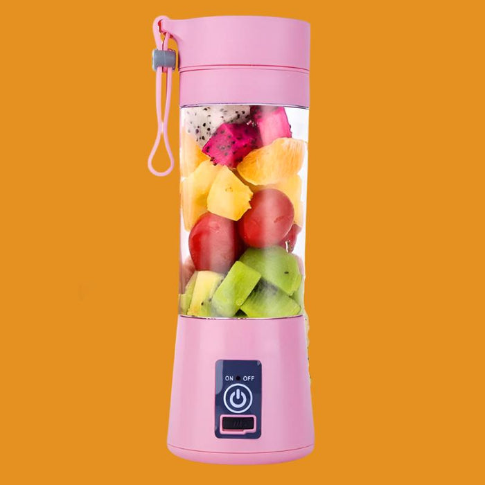 380ML 2/4/6 Blades Handhels Juicer Bottle Portable Mini USB Electric Fruit Citrus Lemon Juicer Blender Squeezer Reamer Machine