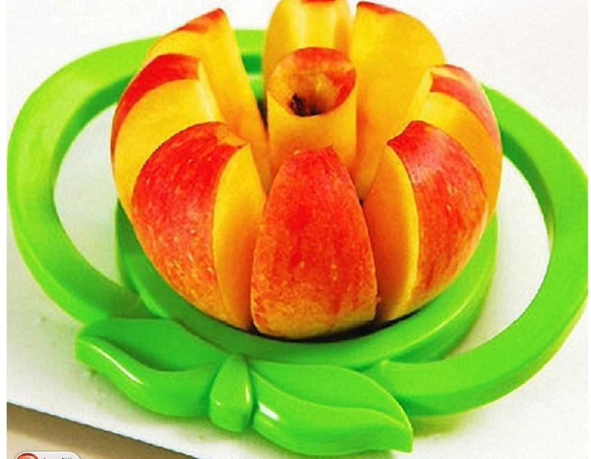 Kitchen Apple Slicer Corer Cutter Pear Fruit Divider Tool Comfort Handle for Kitchen Apple Peeler