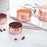 Rose Gold Stainless Steel Measuring Cups And Spoons Set Of 8 Engraved Measurements,Pouring Spouts & Mirror Polished for Baking