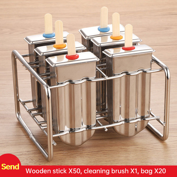 Household 304 Stainless Steel Ice Cream Mold, Stick Ice Mold, Ice Block, Ice Cream, Ice Stick, Ice Grid, Ice Stick Mold