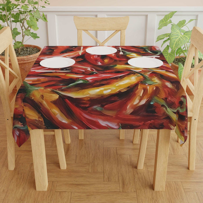 Cajun Peppers Tablecloth