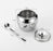 Realand 18/8 Stainless Steel Apple Sugar Bowl Seasoning Jar Condiment Pot Spice Container Canister Cruet with Lid and Spoon