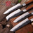 Kitchen Knife Set 4 Pcs High Performance Chef Knives Santoku Nakiri Kiritsuke Gyuto High Carbon Cooking Professional GRANDSHARP