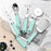 9 Pcs Stainless Steel Kitchen Utensil Set Cooking Tools Gadget with Can Opener Garlic Cheese Grater Knife Pizza Cutter Whisk