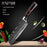 XITUO 8inch japanese kitchen knives Laser Damascus pattern chef knife Sharp Santoku Cleaver Slicing Utility Knives tool EDC