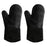 Non-Slip Silicone Oven Mitt Waterproof Heat Resistant Kitchen Gloves Long Cotton Bbq Oven Gloves