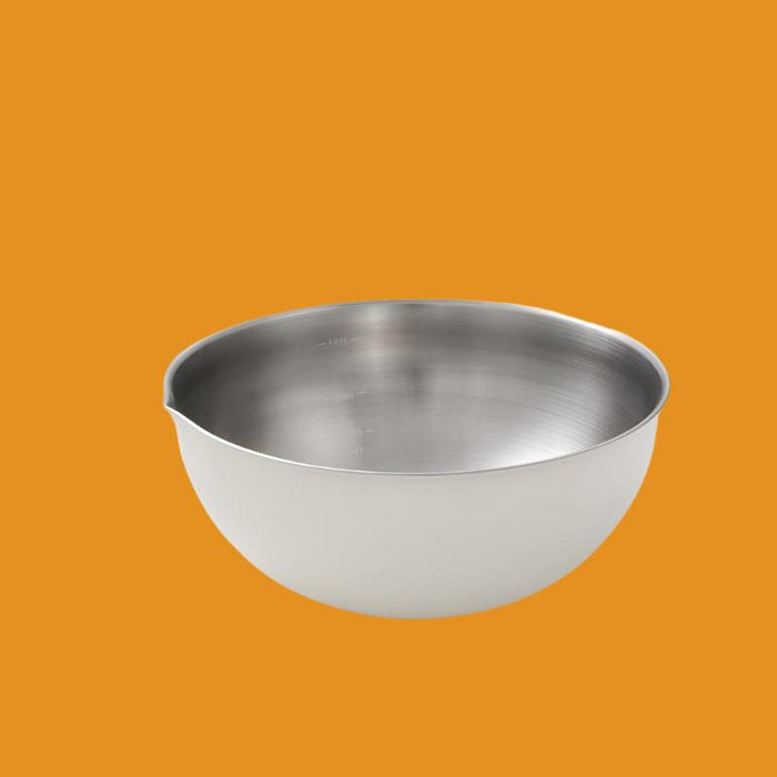 Stainless Steel Salad Basin With Scale