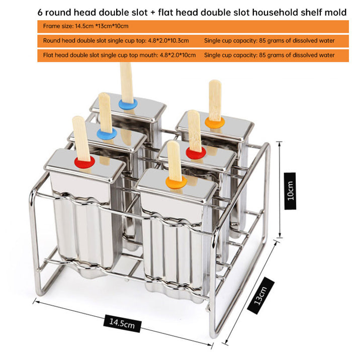 Household 304 Stainless Steel Ice Cream Mold, Stick Ice Mold, Ice Block, Ice Cream, Ice Stick, Ice Grid, Ice Stick Mold