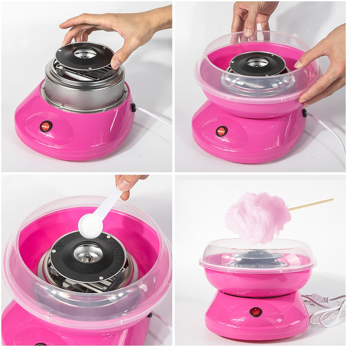 Electric DIY Sweet cotton candy maker portable Cotton Sugar Floss machine girl boy gift children's day Marshmallow Machine