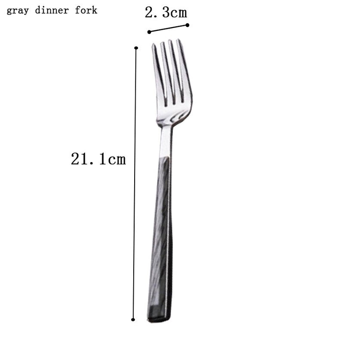 1pcs Dinnerware Stainless Steel Western Food Steak Supplies  Fork Spoon Kitchen Accessories Durable Tableware Western Cutlery