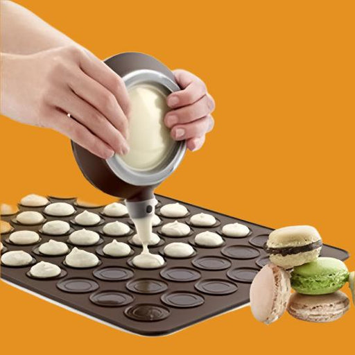 30cacities Bakeware Macaron Mold Silicone Mat Macaroon Dessert Baking Pastry Cookie Sheet DIY