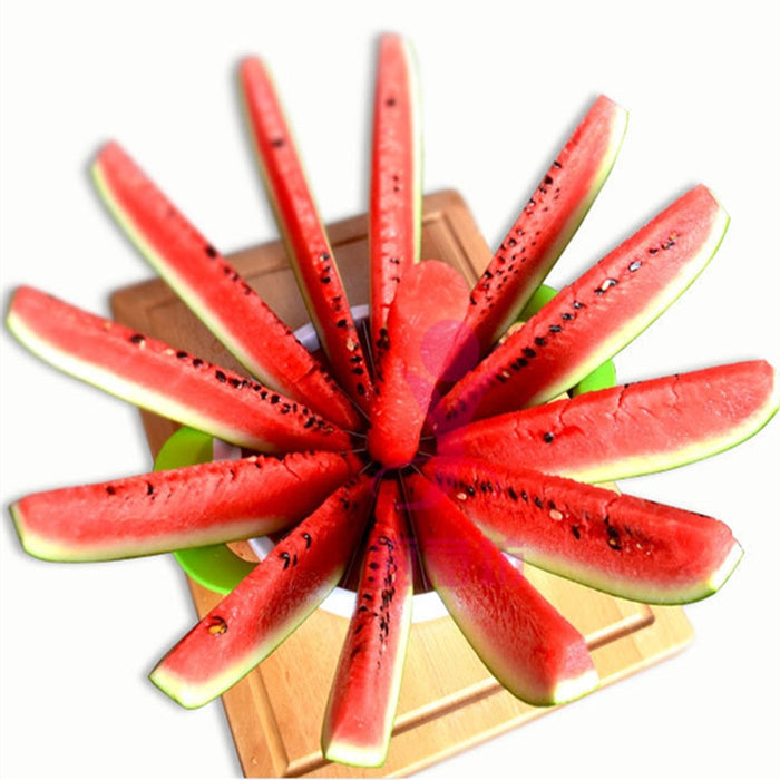 Kitchen Practical Tools Creative Watermelon Slicer Melon Cutter Knife 410 Stainless Steel Fruit Cutting Slicer