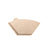 100-Piece Coffee Paper Filter Beige