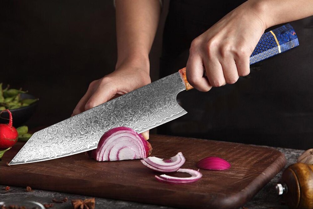 XITUO Damascus Steel 67-layer Japanese Chef Knife 8 Inch Kiritsuke gyuto Fashion High-grade Sharp Meat Cleaver Kitchen tools