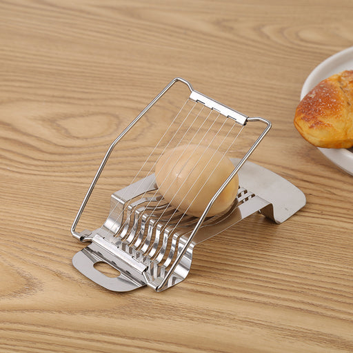 Kitchen Supplies Stainless Steel Egg Cutter Egg Slicer Japanese Creative Kitchen Tools