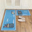 Kitchen Mat Set Wear-resistant Non-slip Kitchen Floor Mat Bathroom Absorbent Door Mat Oil-absorbing Anti-fouling Long Mat